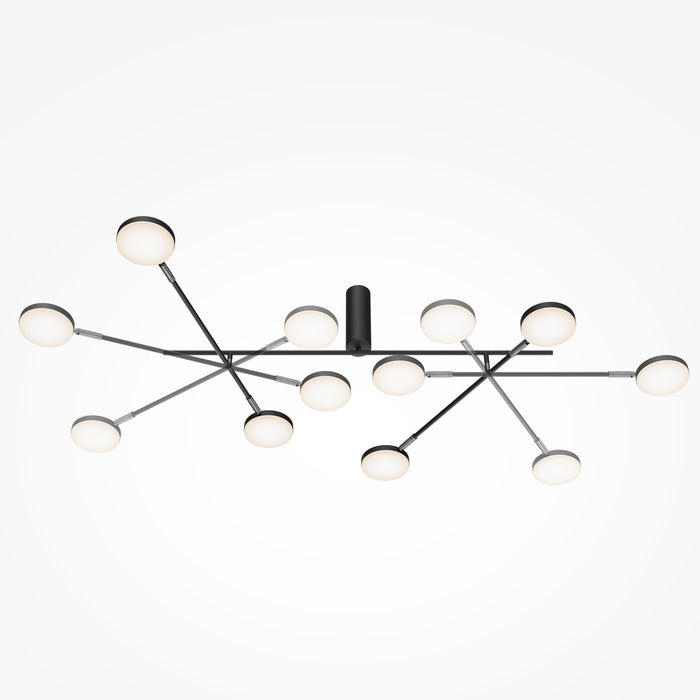 Maytoni - Plafondlamp Fad - Metaal - Zwart