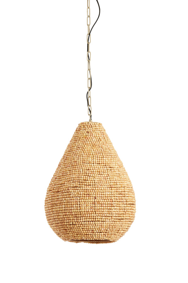 Light & Living - Hanglamp KABINDA - Ø31x39cm - Bruin