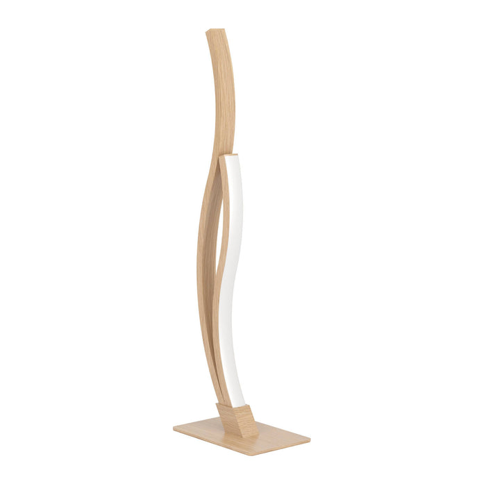 EGLO Grisolia Tafellamp - LED - Kunststof - Wit|Bruin