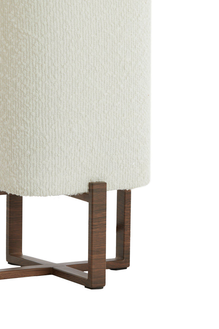 Light & Living - Tafellamp WYN - Ø16.5x39cm - Bruin