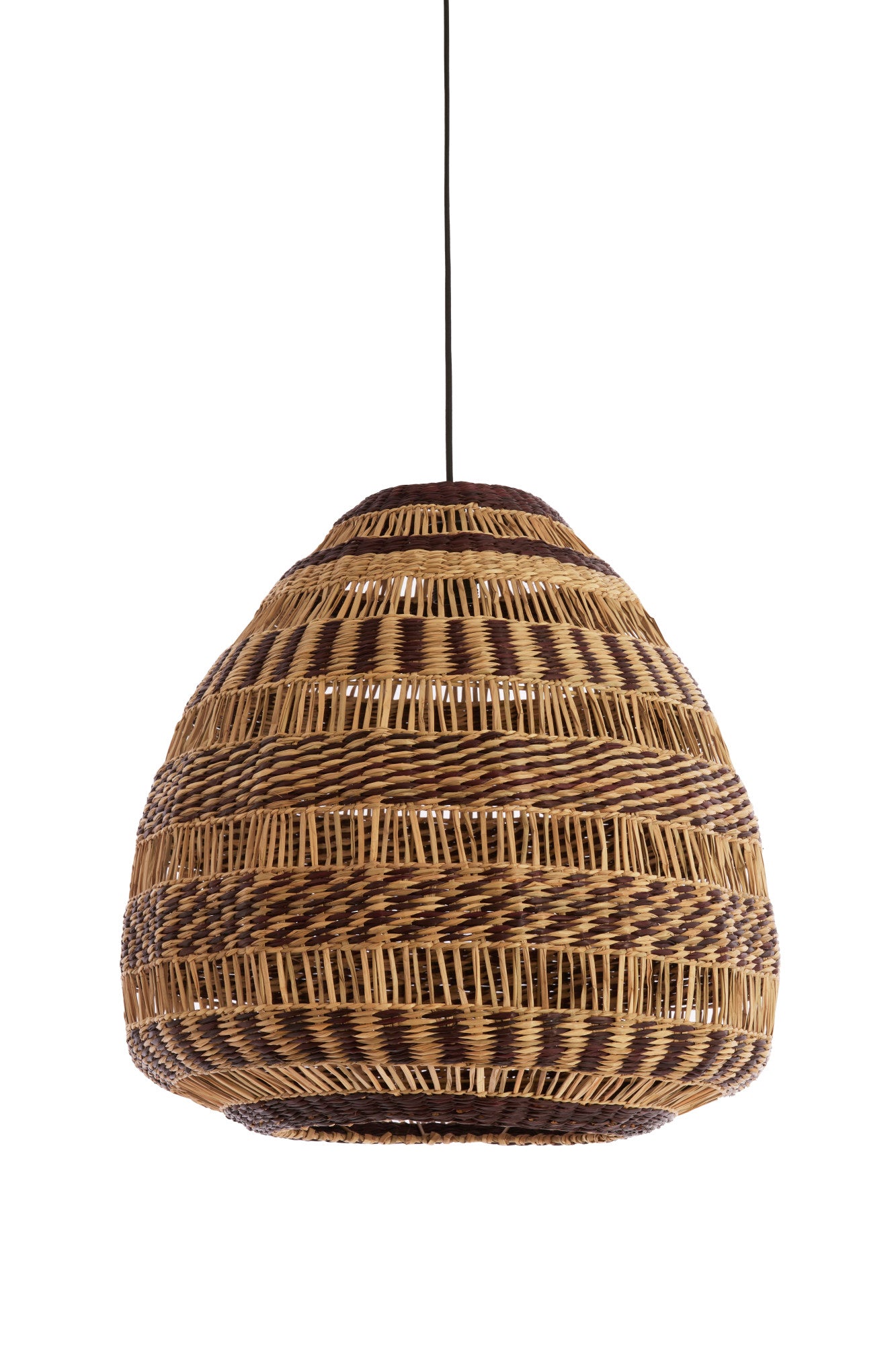 Light & Living - Hanglamp SOLUNA - Ø56x55 cm - Bruin