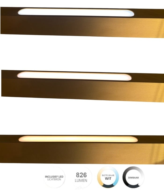 Freelight Hanglamp Traiano Brons Up & DownLight Dimmer + Lichtkleur