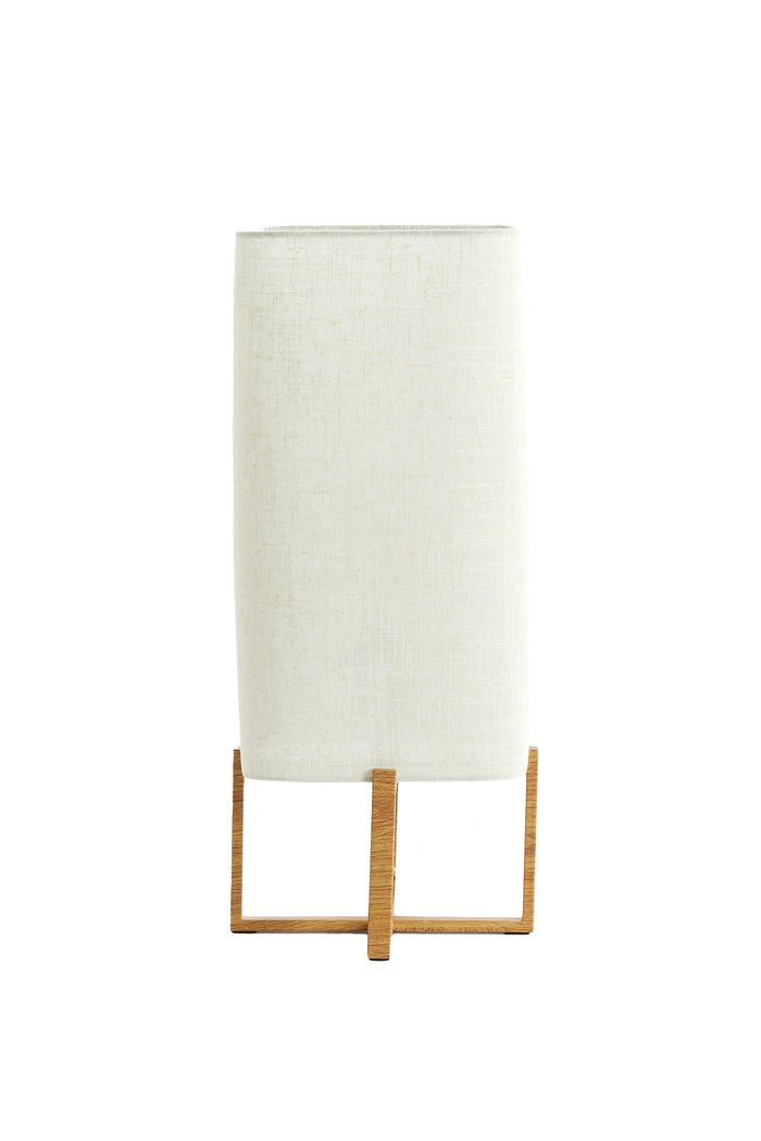 Light & Living - Tafellamp WYN - Ø21.5x50.5cm - Bruin