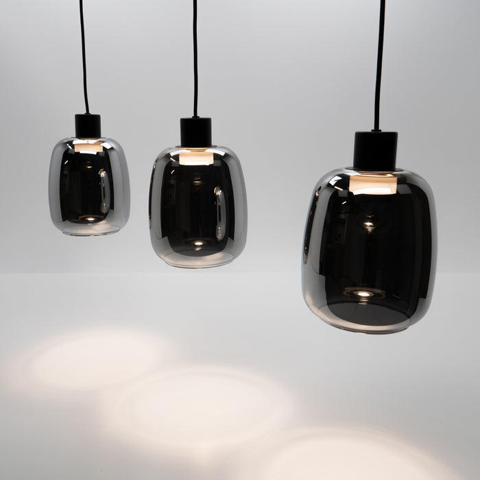 EGLO connect.z Molochio-Z Hanglamp - LED - Glas - Zwart