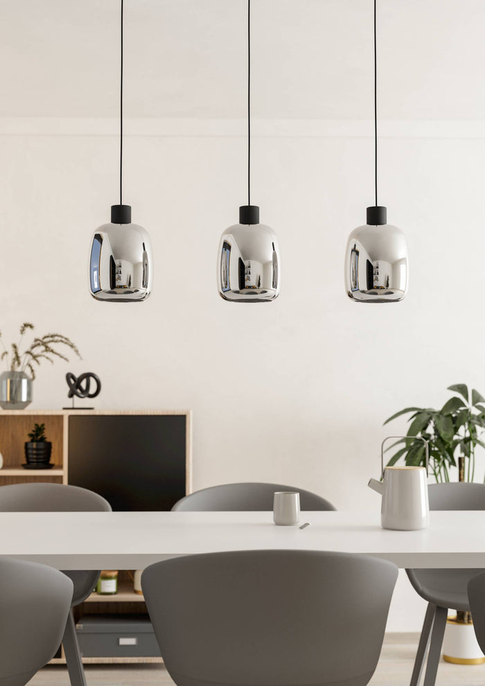 EGLO connect.z Molochio-Z Hanglamp - LED - Glas - Zwart