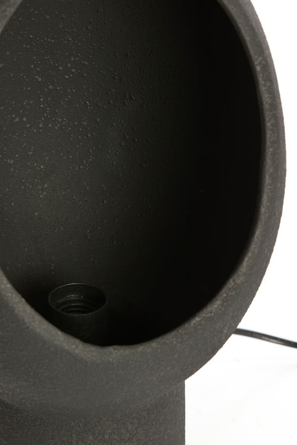 Light & Living - Tafellamp MONK - Ø25x46cm - Zwart