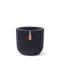 Capi Europe - Pot bol Groove  - 17x15 - Grafietgrijs