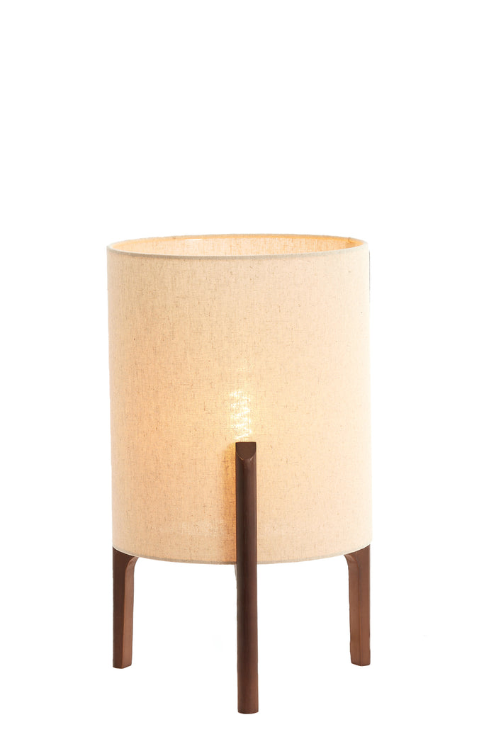 Light & Living - Tafellamp LITTO - Ø28x44cm - Bruin