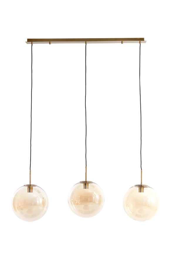 Light & Living - Hanglamp MEDINA - 120x30x30cm - Oranje