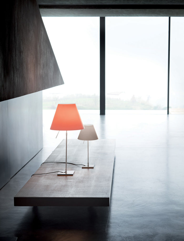 Costanza tafellamp telescopisch met schakelaar aluminium|Edgy Pink