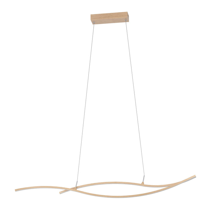 EGLO Grisolia Hanglamp - LED - Kunststof - Wit|Bruin