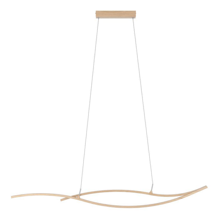 EGLO Grisolia Hanglamp - LED - Kunststof - Wit|Bruin