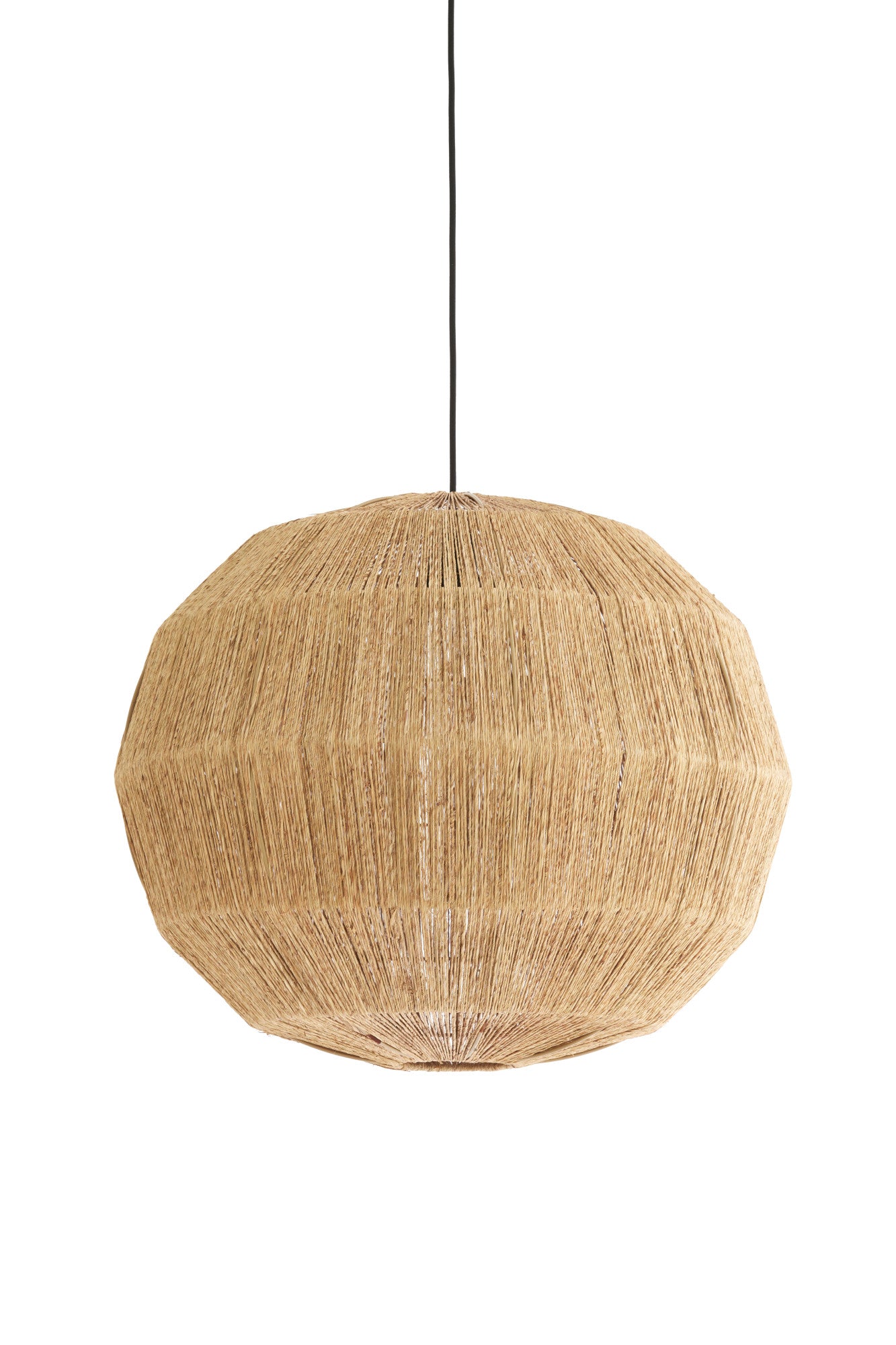 Light & Living - Hanglamp JUNNA - Ø60x60 cm - Bruin