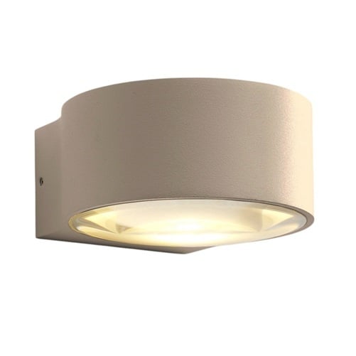 Artdelight Wandlamp Hudson Champagne Crème 2 x 4 Watt IP54