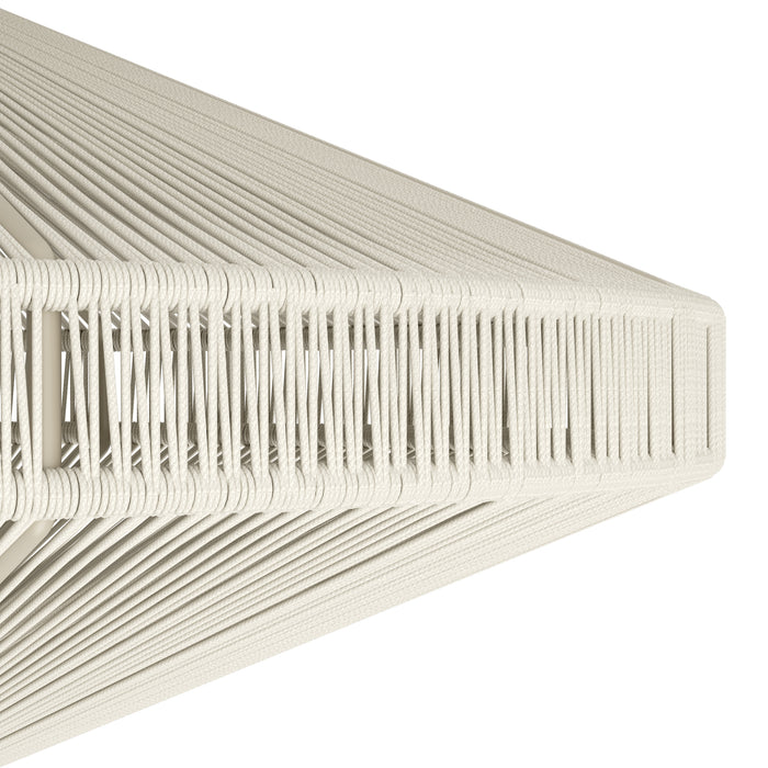 EGLO Midsumer Hanglamp - E27 - Ø 38 cm - Zwart|Crème - Textiel