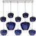 Hanglamp Sphere 10 blauw Kare Design