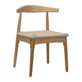 by fonQ Ollo Eetkamerstoel - Eiken - Rope