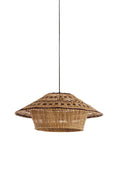 Light & Living - Hanglamp OWANA - Ø64x26 cm - Bruin