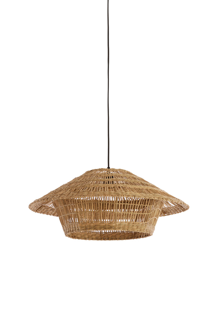 Light & Living - Hanglamp OWANA - Ø64x26 cm - Bruin