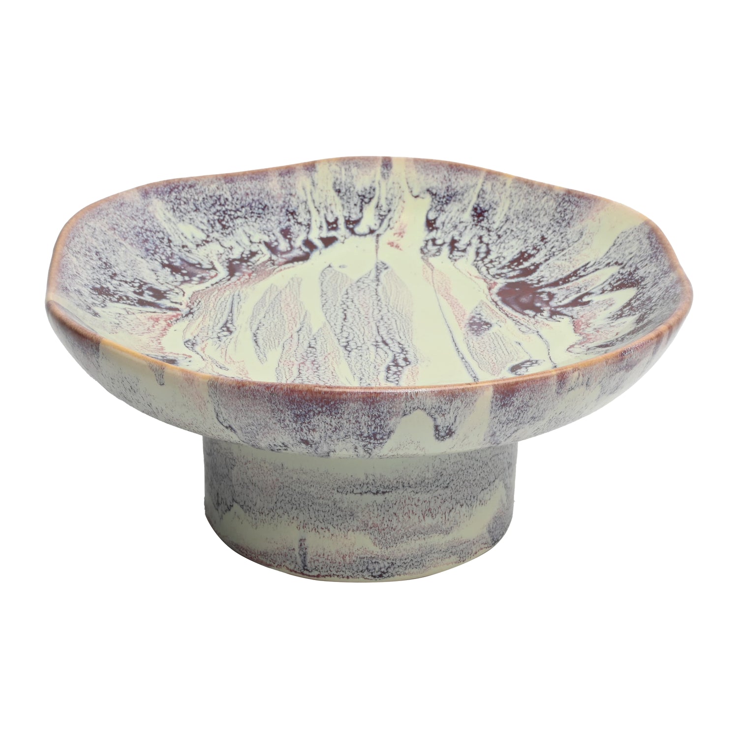 by fonQ Ondra Serveerschaal - Mint / Paars