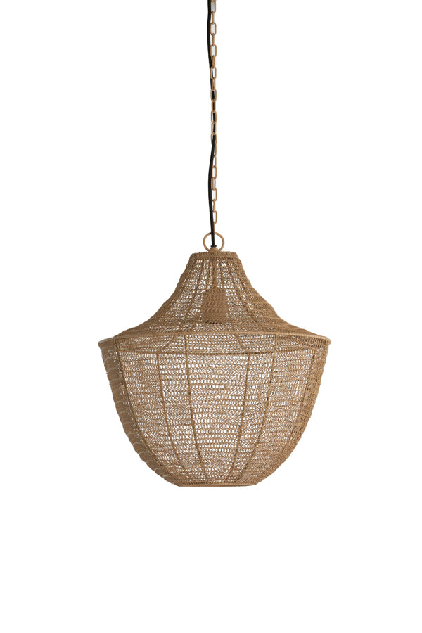 Light & Living - Hanglamp SHARIKA - Ø40x44cm - Bruin
