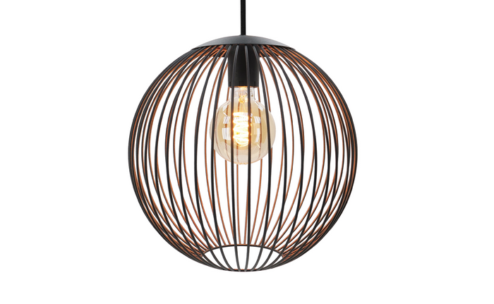 EGLO Almanzora Hanglamp - E27 - Ø 32 cm - Staal - Zwart|Koper