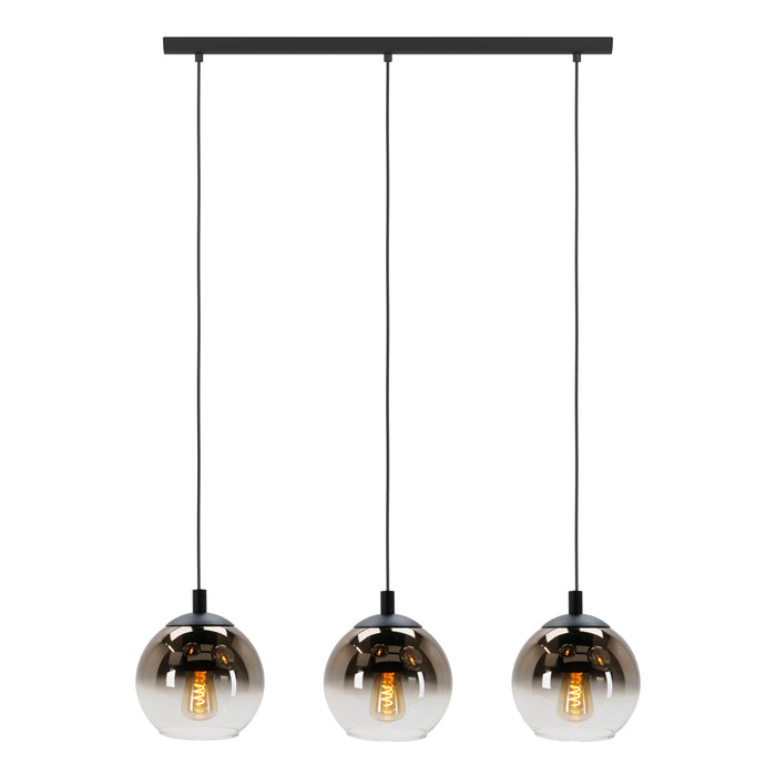 EGLO Ariscani 1 Hanglamp - E27 - 76,5 cm - Koperglas - Zwart
