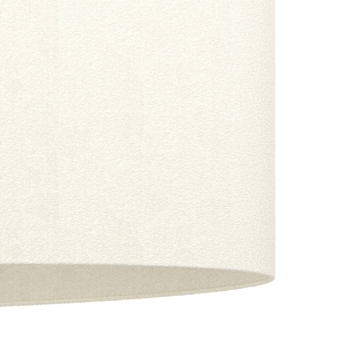 EGLO Febres Hanglamp - E27 - teddy stof - Zwart|Wit