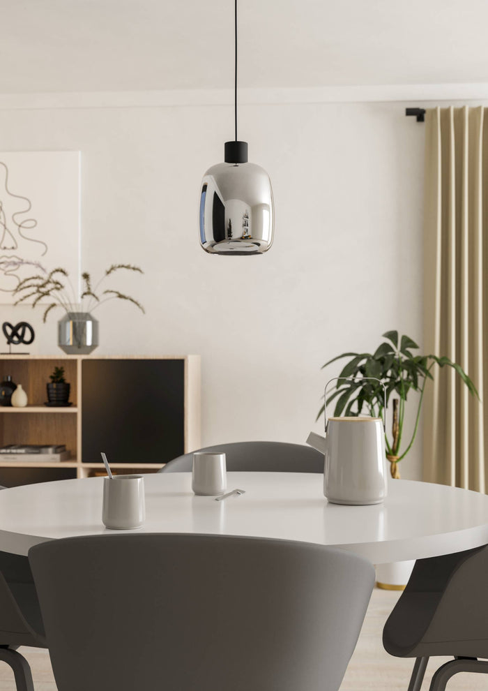 EGLO connect.z Molochio-Z Hanglamp - LED - Glas - Zwart