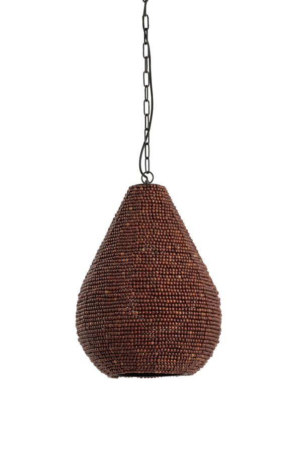 Light & Living - Hanglamp KABINDA - Ø31x39cm - Bruin