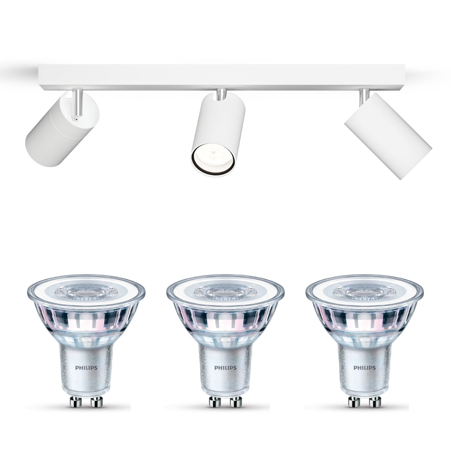 Philips Idris Opbouwspot - Plafondspots Incl. SceneSwitch LED Lamp