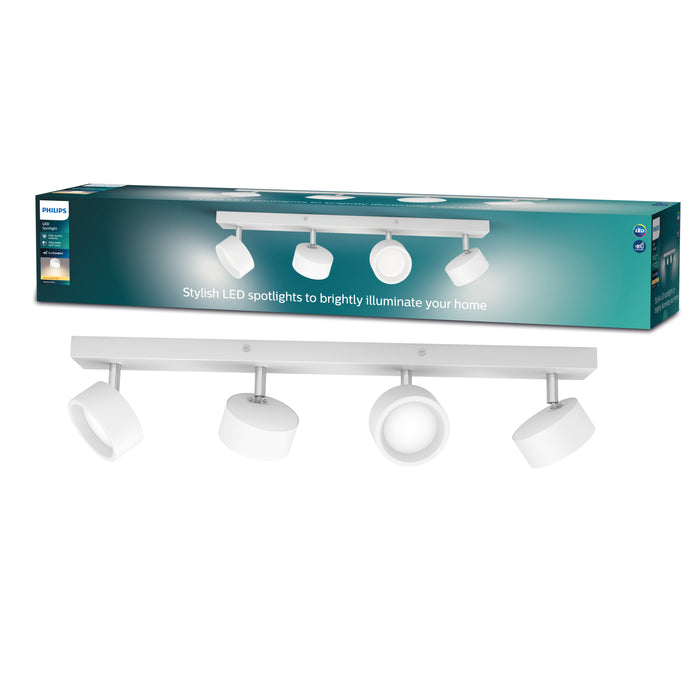 Philips Bracia bar Wit 27K 4x5.5W 27K
