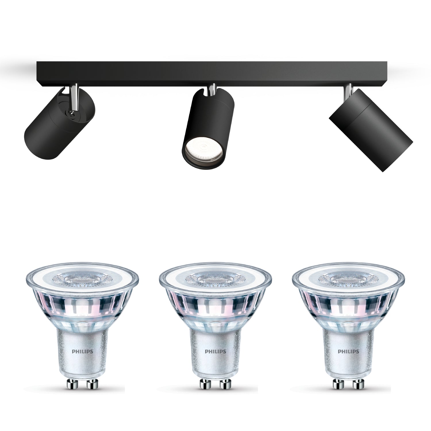 Philips Idris Opbouwspot - Plafondspots Incl. SceneSwitch LED Lamp