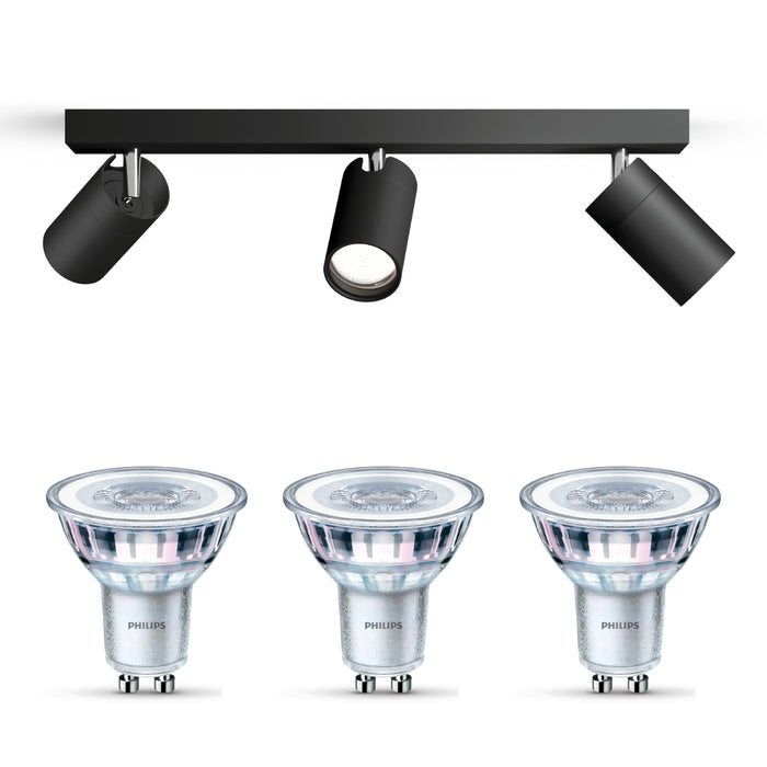 Philips Idris Opbouwspot - Plafondspots Incl. SceneSwitch LED Lamp