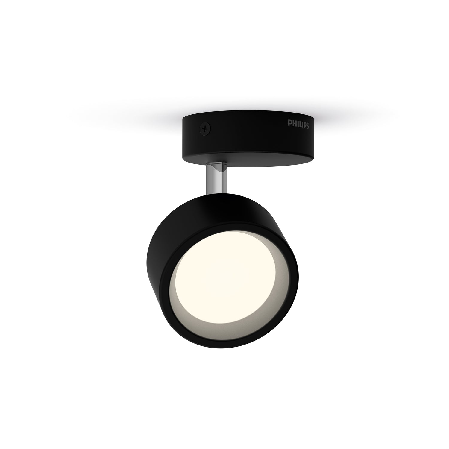 Philips Bracia single spot Zwart 27K 1x5.5W 27K