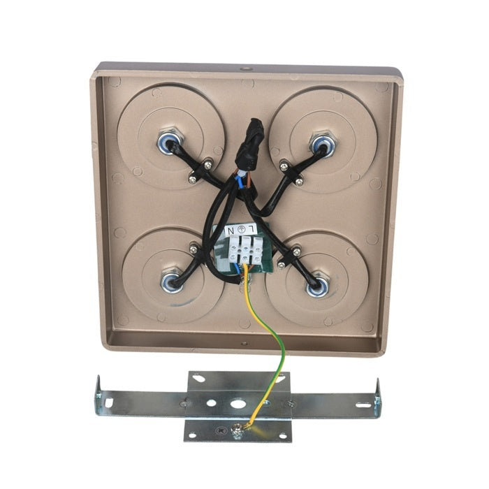 Artdelight Spot Megano Champagne GU10 4 Lichts