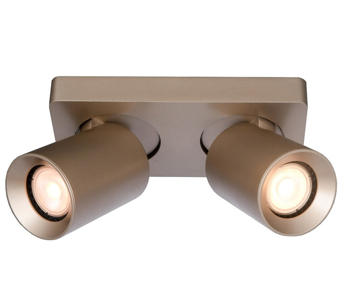Artdelight Spot Megano Champagne GU10 2 Lichts