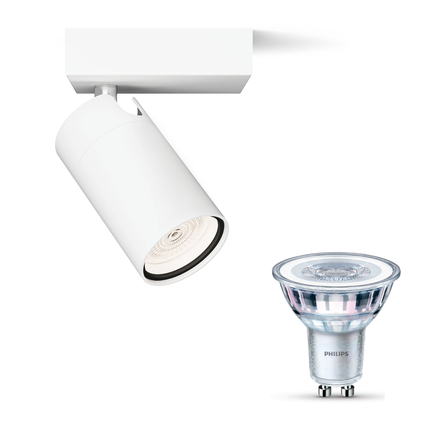 Philips Idris Opbouwspot - Plafondspot Incl. SceneSwitch LED Lamp