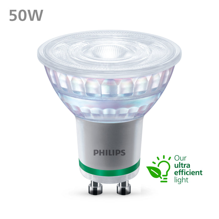 Philips Ultra Efficient LED spot - 50W - GU10 - Warmwit licht
