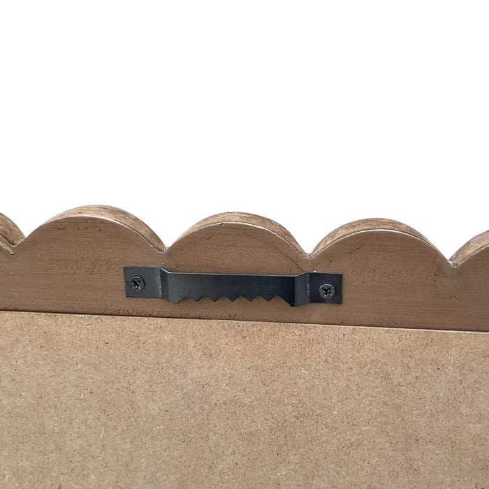 by fonQ Pompom Spiegel - Walnoot