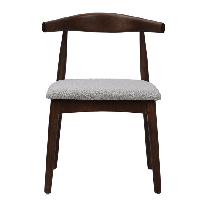 by fonQ Ollo Eetkamerstoel - Walnoot - Greige