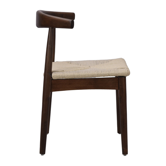 by fonQ Ollo Eetkamerstoel - Walnoot - Rope