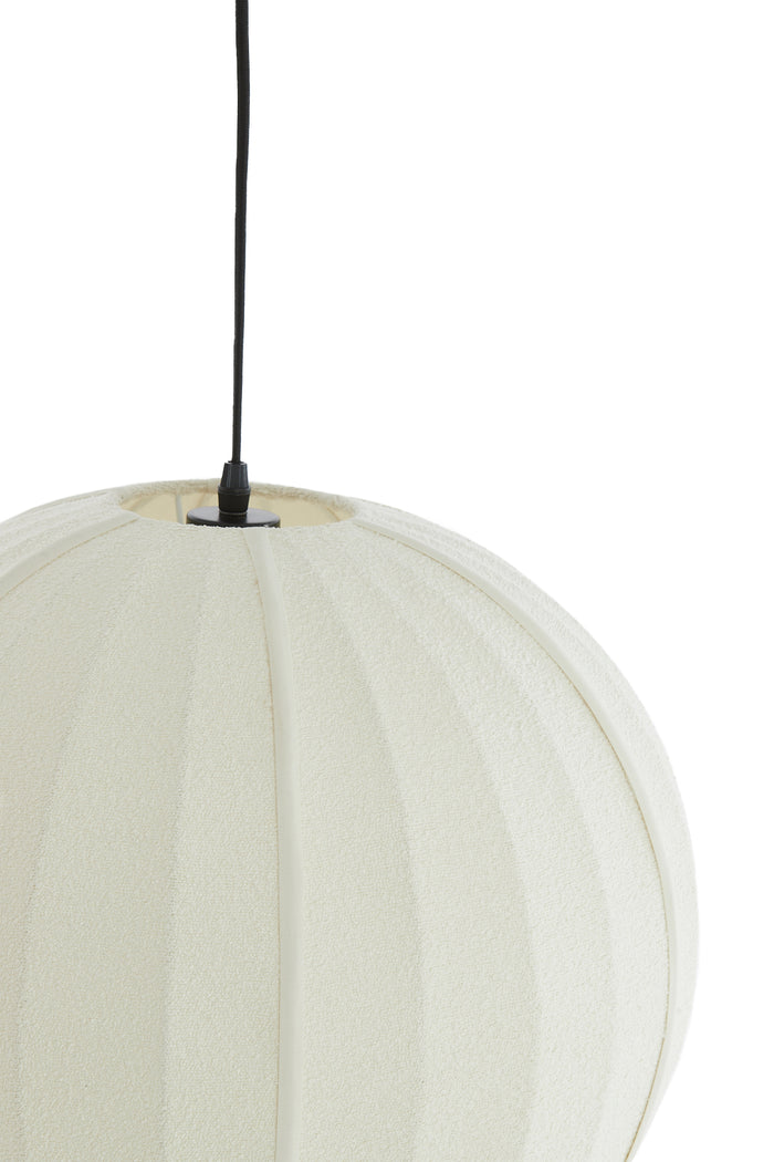 Light & Living - Hanglamp ZAGORI - Ø35x33cm - Wit