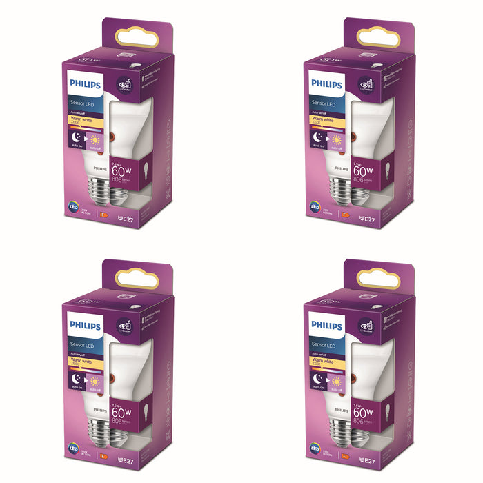 Philips Voordeelverpakking E27 - LED Standaardlamp - Set van 4 Stuks
