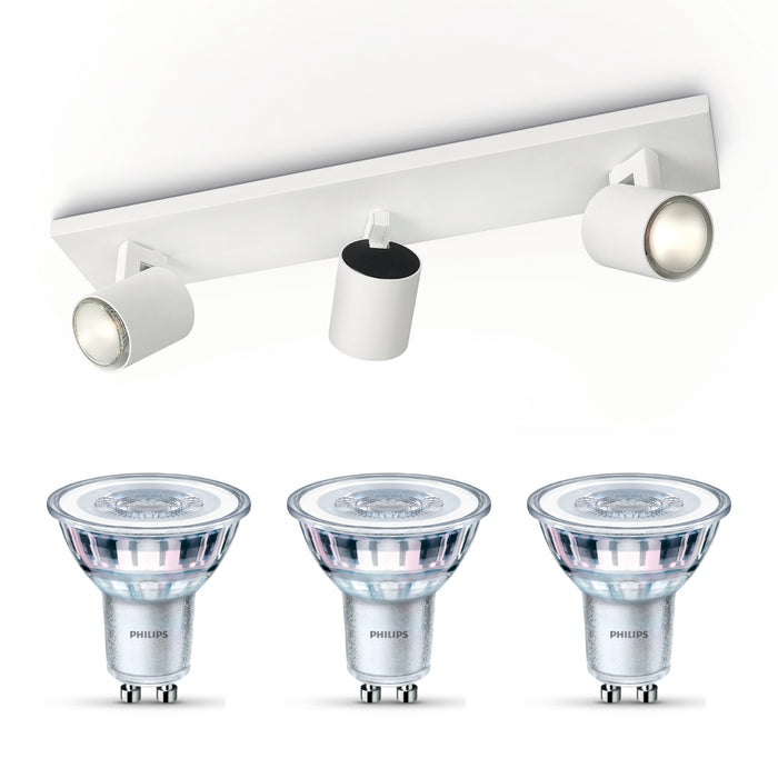 Philips Runner opbouwspot - 3-lichts - wit