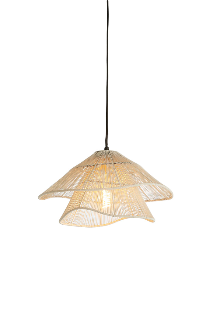 Light & Living - Hanglamp ALAMEDA - Ø36x29cm - Wit