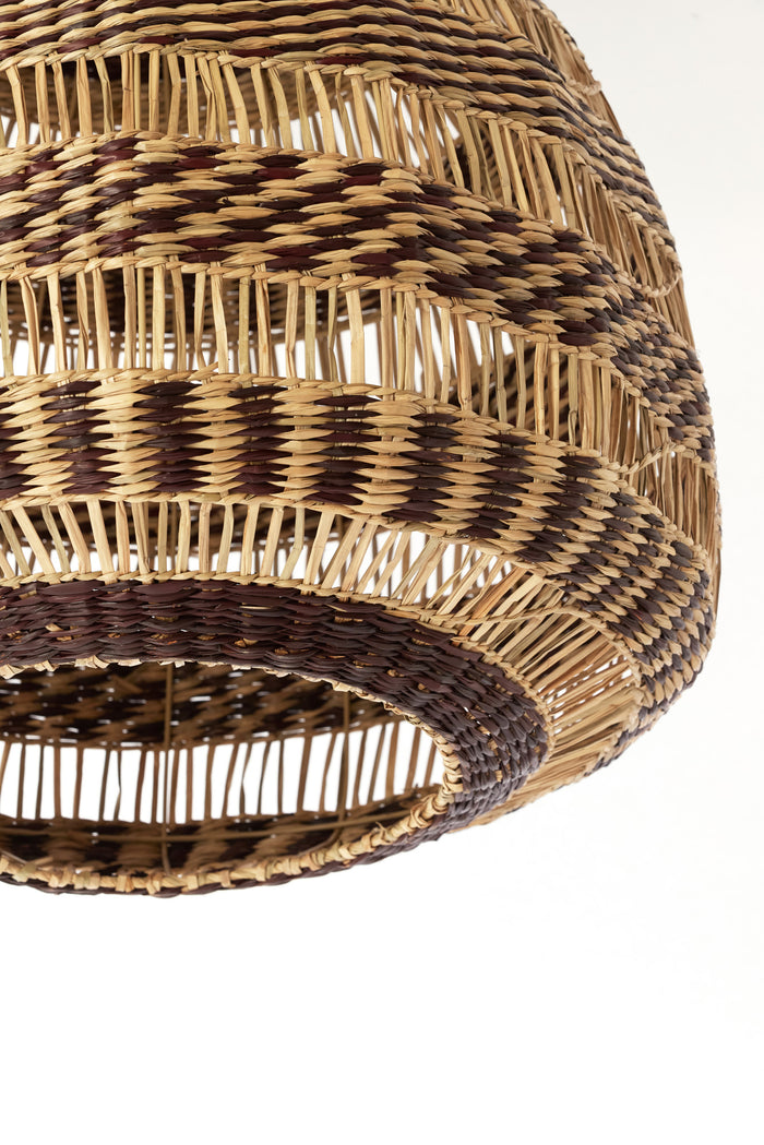 Light & Living - Hanglamp SOLUNA - Ø47x46 cm - Bruin