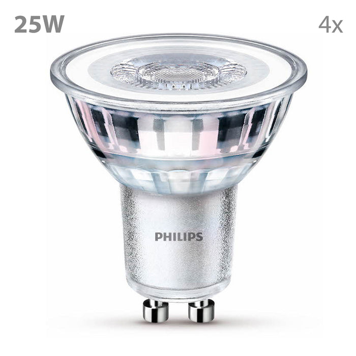 Philips Voordeelverpakking GU10 - LED Spotlamp - Set van 4 Stuks