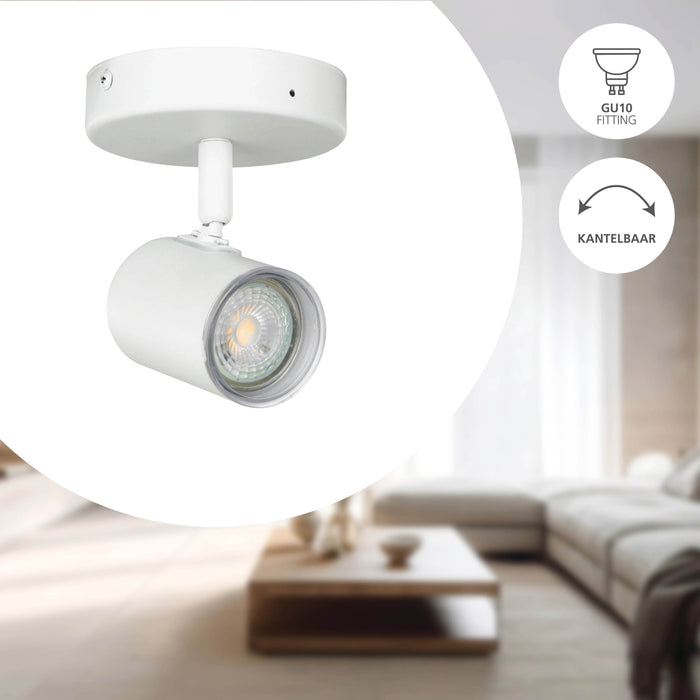 EGLO Consuma 1 Spot - GU10 - 11 cm - Wit