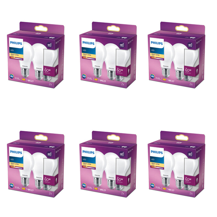 Philips Voordeelverpakking E27 - LED Standaardlamp - Set van 12 Stuks